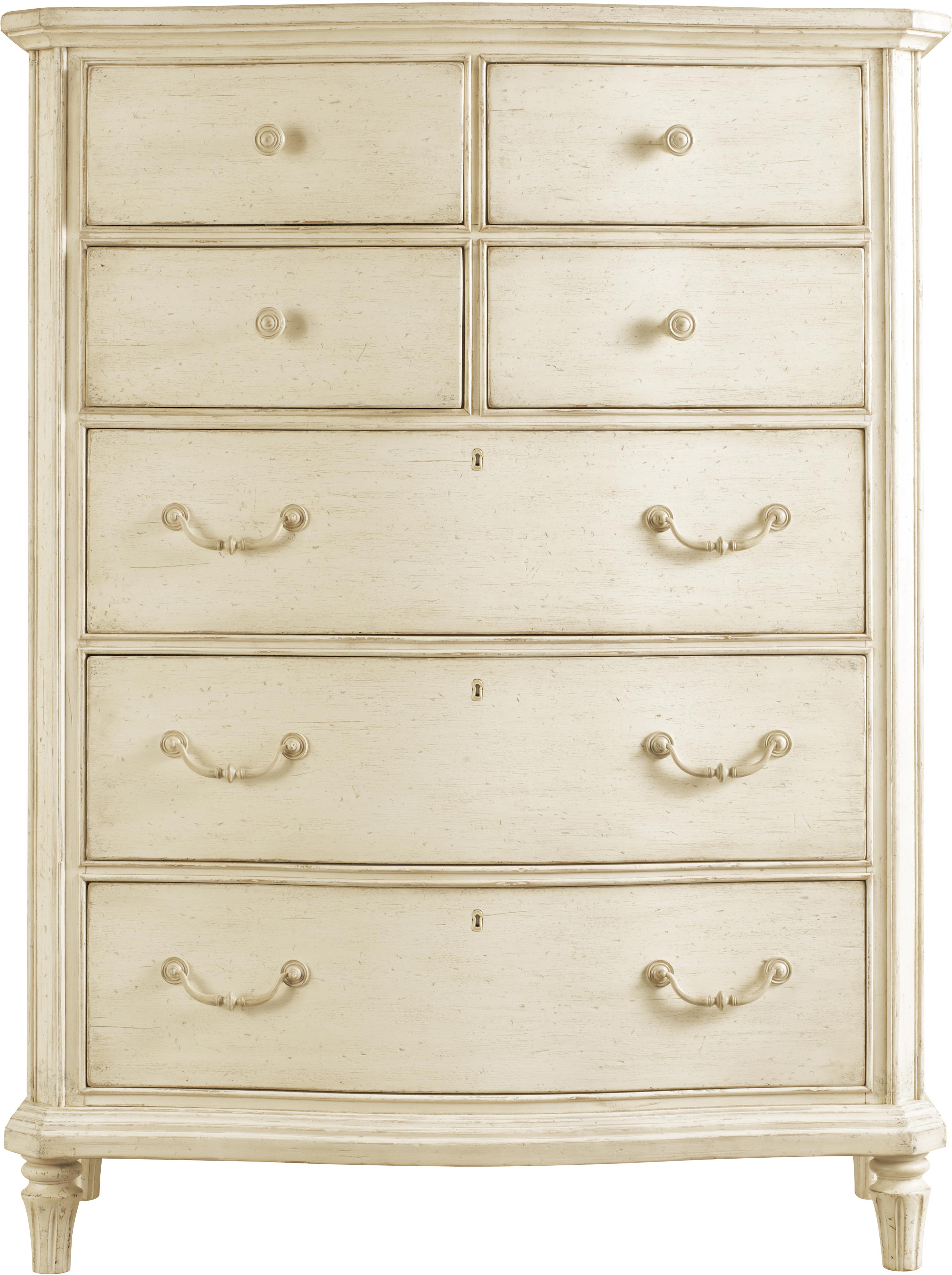 Stanley Furniture European Cottage Seven Drawer Chest with Wood Veneer